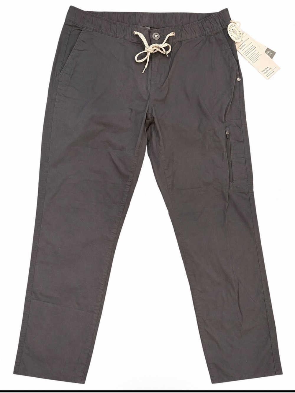NWT Vuori Women’s Ripstop Pants Charcoal Gray Size L VW401